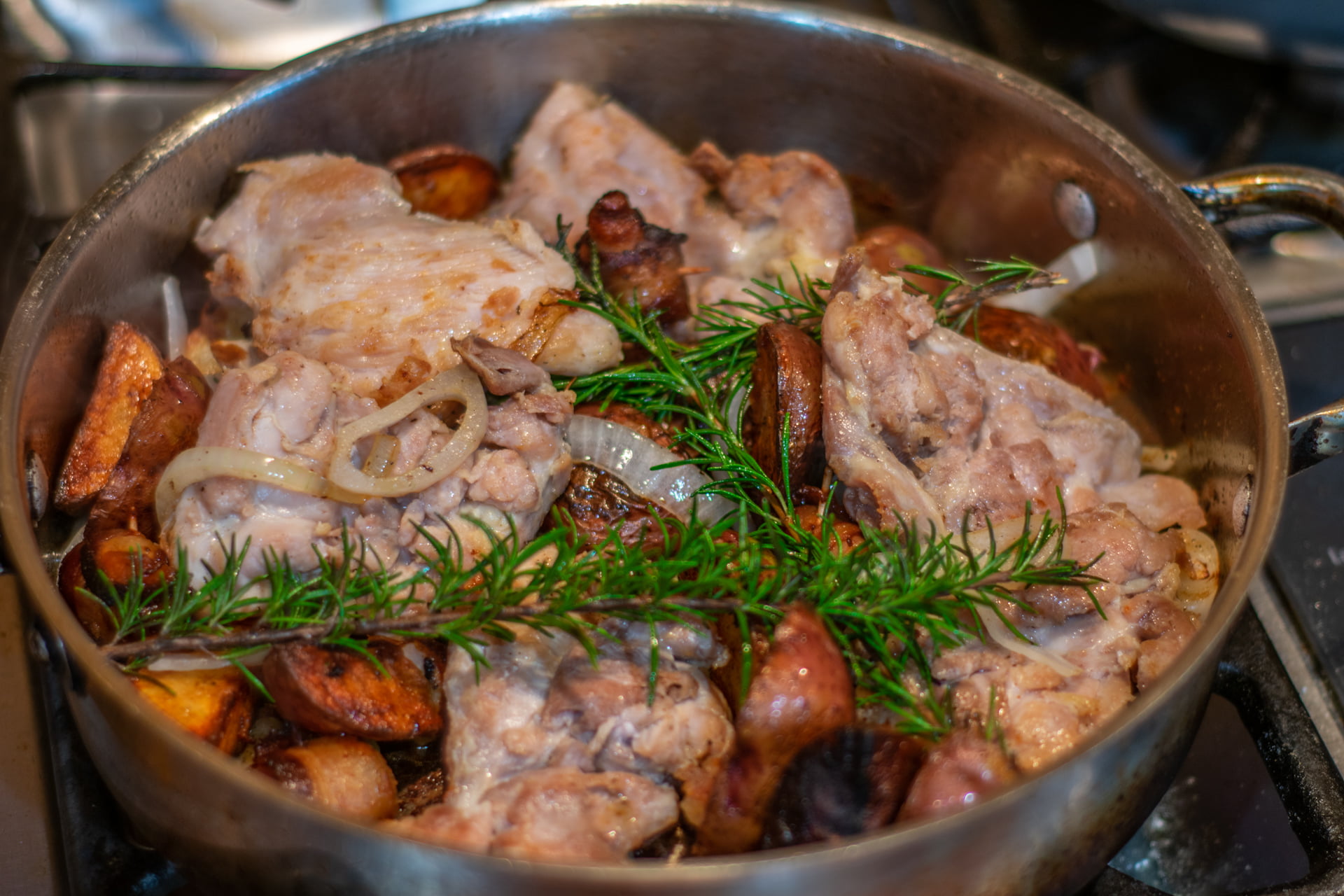 CHICKEN AND POTATOES - Parsley Thyme & Limoncello