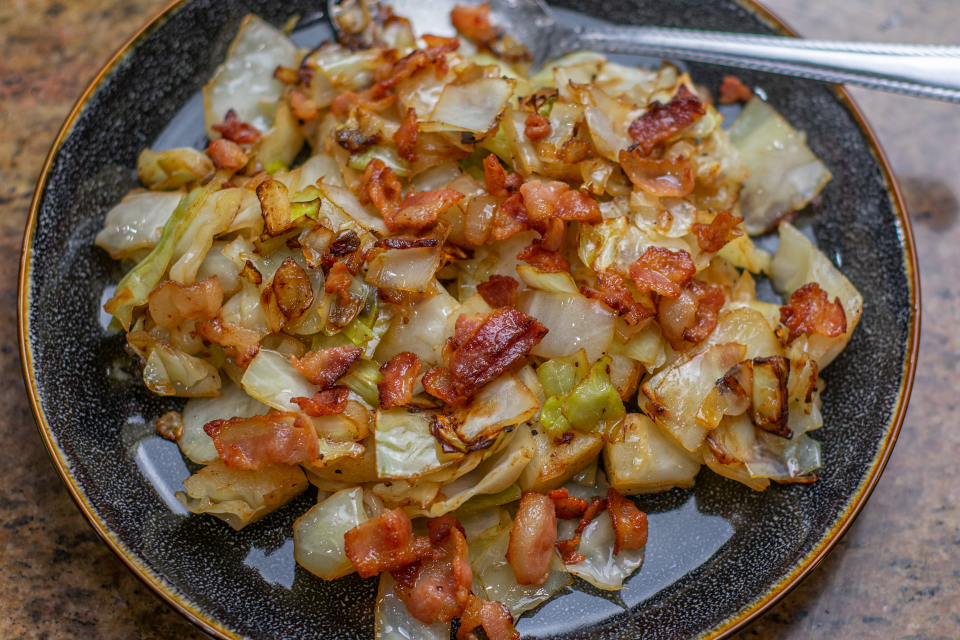 fried cabbage 